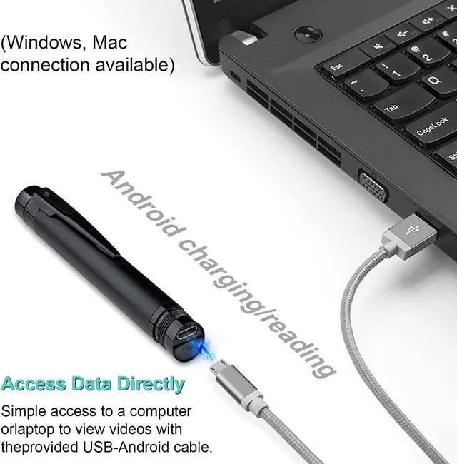 Alt view image 7 of 7 - LXKFA 64GB Spy Camera Hidden Camera Pen - Full HD1080P Mini Spy Camera- Small Hidden Camera- Hidden Spy Camera-Mini Hidden Cameras-Nanny Cam Hidden Camera with Motion Detection[2023 Version]