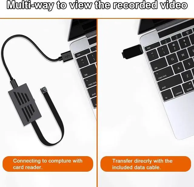 Alt view image 7 of 7 - 64GB Hidden Camera DIY 1080P Mini Portable Spy Camera Covert Nanny Video Recorder with Motion Detection Security Cameras for Home, Office