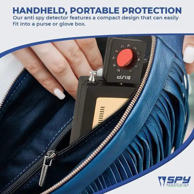 Alt view image 4 of 7 - Spy Hawk Maxi-Tech Personal Hidden Devices Detector - Perfect for Detecting Hidden Cameras, Hidden GPS Trackers, Computer Transmitters, and Audio Bug Detector - Anti-Spy RF Detector Up to 10 GHz