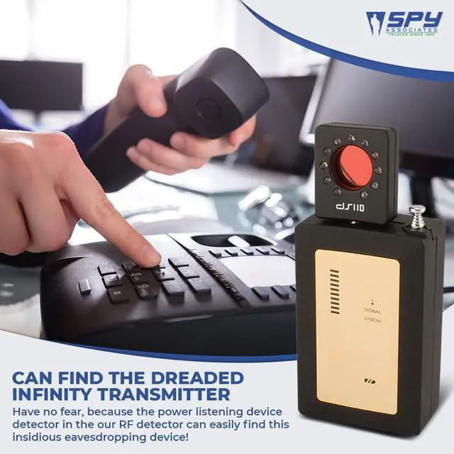 Alt view image 5 of 7 - Spy Hawk Maxi-Tech Personal Hidden Devices Detector - Perfect for Detecting Hidden Cameras, Hidden GPS Trackers, Computer Transmitters, and Audio Bug Detector - Anti-Spy RF Detector Up to 10 GHz