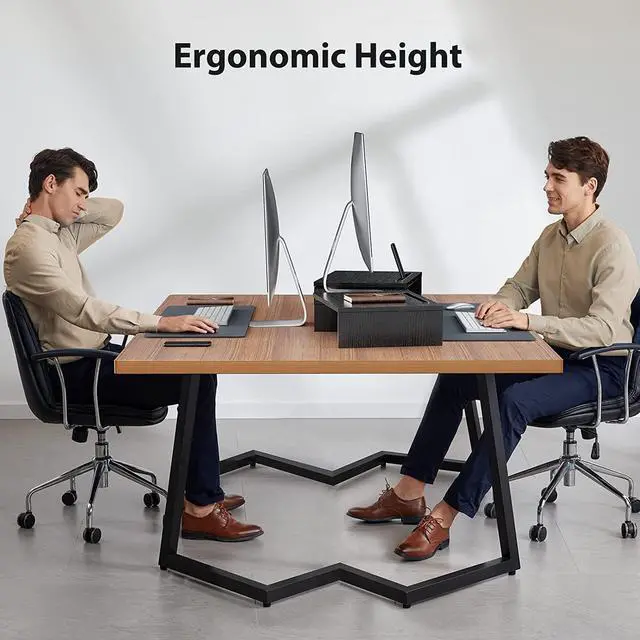 Alt view image 5 of 7 - LORYERGO Dual Monitor Stand for 2 monitors, Monitor Stand for Desk, Monitor Riser with Storage, Computer Monitor Stand w/Slot for Tablet Cellphone, Dual Monitor Riser for PC, Laptop, Computer, Printer