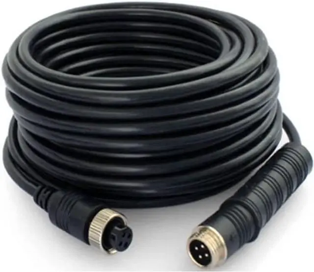 Main image of 10M 33Ft 4Pin Video Extension Cable Wire for Car Bus Truck Reversing Rear View Camera Motorhome Vehicle Backup Monitor CCTV System Waterproof