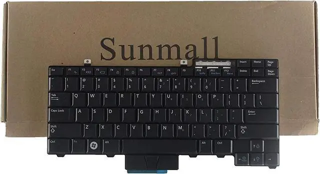 Main image of Laptop Keyboard Replacemnet Compatible with Dell Latutude E6400 E6410 E6500 E6510 E5410 E5510 E5400 E5500 Precision M2400 M4400 M4500 Series Black US Layout