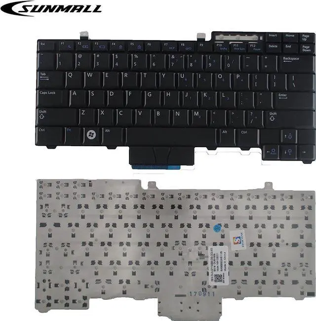 Alt view image 3 of 6 - Laptop Keyboard Replacemnet Compatible with Dell Latutude E6400 E6410 E6500 E6510 E5410 E5510 E5400 E5500 Precision M2400 M4400 M4500 Series Black US Layout