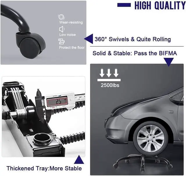 Alt view image 6 of 7 - Gaming Chair High Back Computer Chair Racing Office Chair with Lumbar Support, Ergonomic PU Leather Gaming Desk Chair Swivel Rolling Task Game Chair for Home Office - White