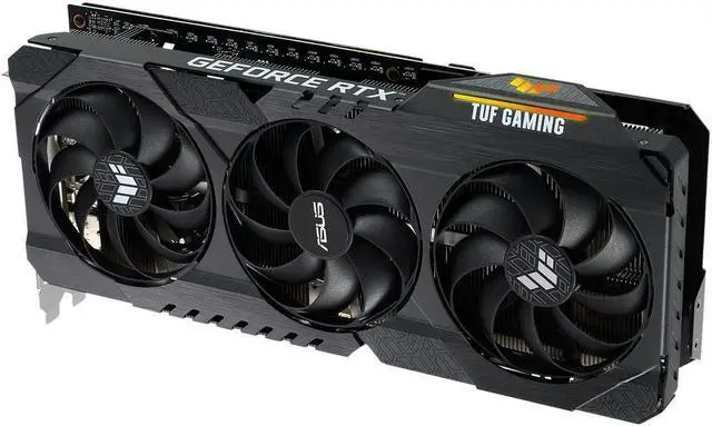 Alt view image 3 of 7 - ASUS TUF GeForce RTX 3060 Ti O8G V2 GAMING Edition 8GB GDDR6 PCI Express 4.0 Video Card TUF-RTX3060TI-O8G-V2-GAMING (LHR)