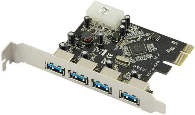 Alt view image 3 of 5 - PROMOTION FAST USB 3.0 PCI E PCIE 4 PORTS Express Expansion Card Adapter