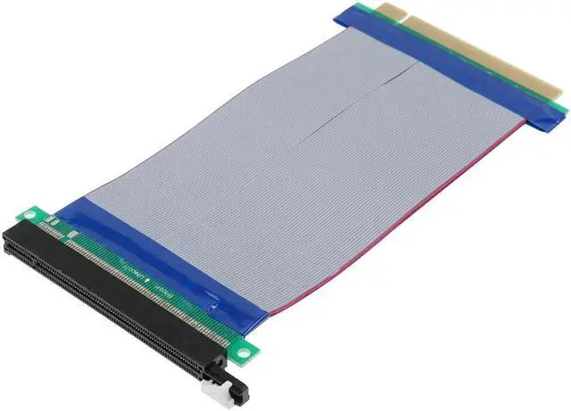 Alt view image 3 of 6 - PCI-E 16X Riser Card Extender PCI Express 16X 1 Slot Extension Cable Riser Extender Card Adapter Flexible Cable Flexible Cord