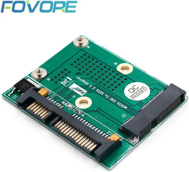 Main image of 2.5" SATA to mSATA SSD Adapter Converter Card Metal Extension Bracket 3.3V LED Computer Components for Full-Mini Half-Mini Card