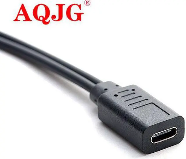 Alt view image 4 of 6 - 2 in 1 Micro USB Female to USB-C Type C USB 3.1 type-c & Micro USB Male Splitter Extension Charge charging charger Y Cable