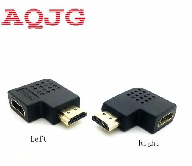 Main image of HDMI male to HDMI female cable adapter converter extender 90 degrees angle 270 degrees angle for 1080P HDTV hdmi adapter