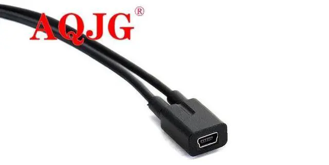 Alt view image 5 of 6 - Universal Mini Usb 5pin female to male Splitter DC 3.5*1.35  male USB charging Cable For electronic dog GPS navigation Line