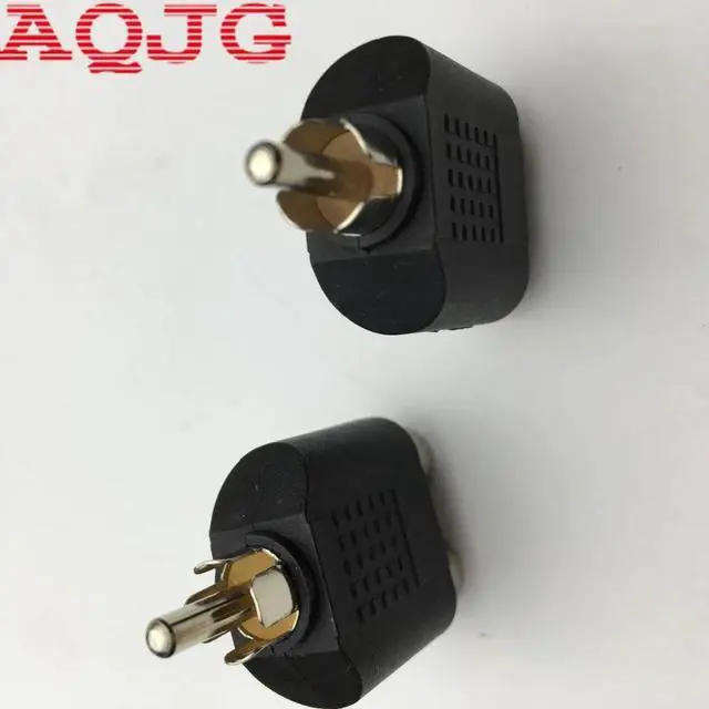 Alt view image 4 of 5 - Universal 3.5mm Stereo Female Jack To 2 RCA Male Plug Adapter Headphone Y Audio Cable Female To Male Audio 2 in 1 Splitter