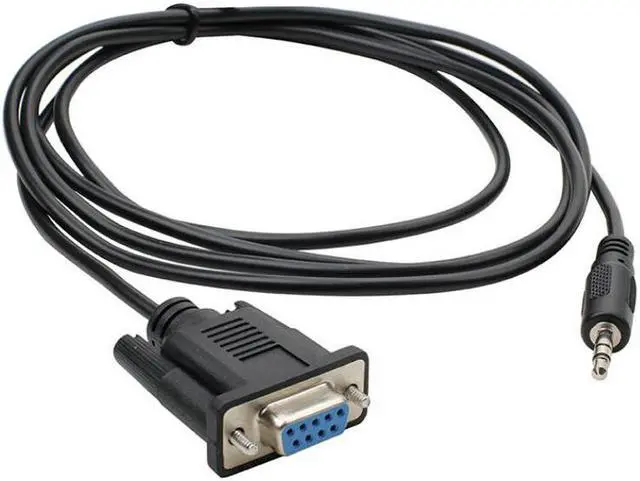 Alt view image 3 of 4 - DB9 RS232 Serial to AUX Stereo Jack DC 2.5mm Serial Cable 1.8M Cord