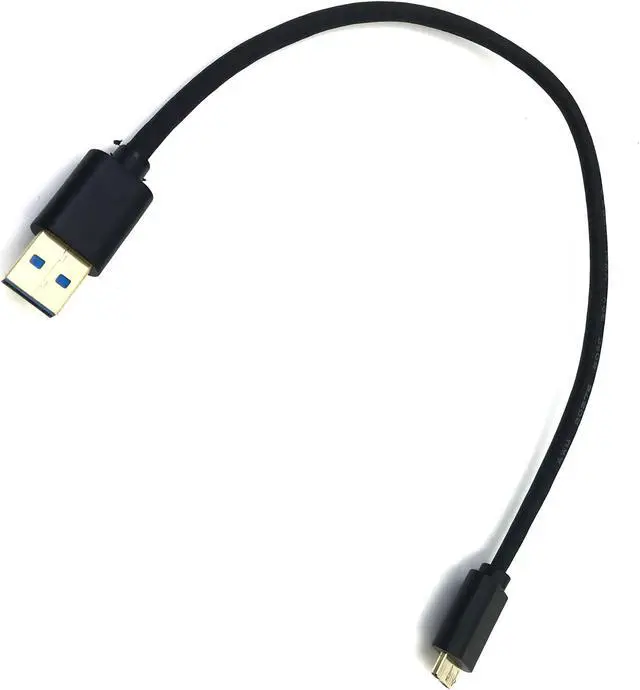 Alt view image 2 of 4 - Gold Plate USB 3.0 A to Micro B Male Adapter Converter Cable Data External for SSD HDD Mobile Hard Disk Converter Adapter Cord