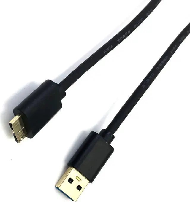Alt view image 3 of 4 - Gold Plate USB 3.0 A to Micro B Male Adapter Converter Cable Data External for SSD HDD Mobile Hard Disk Converter Adapter Cord