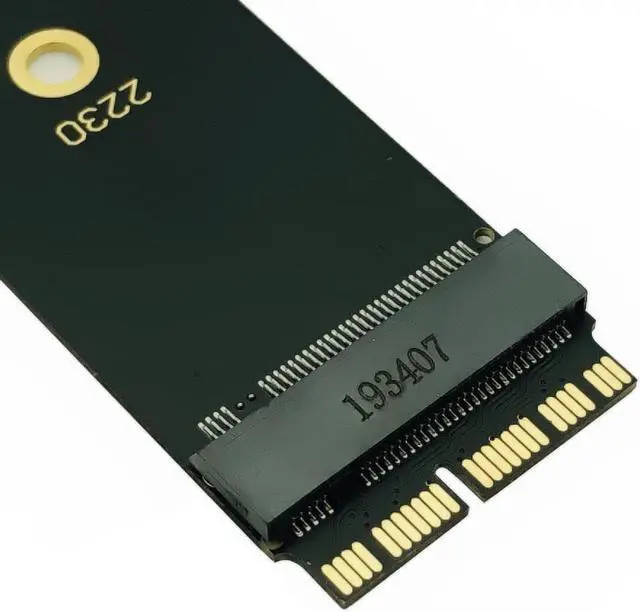 Alt view image 3 of 6 - M2 PCIE NVME SSD M.2 nVME SSD Adapter Card for Upgrade 2013-2015 Year Macs(Not Fit Early 2013 MacBook Pro)for Apple SSD Adapter