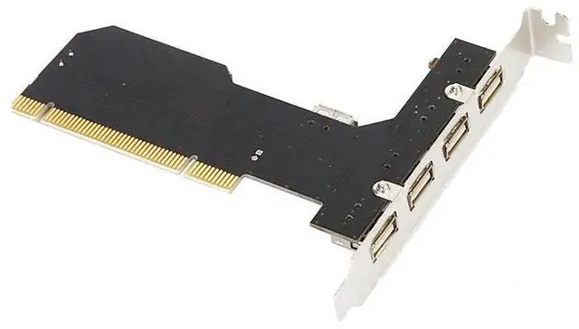 Alt view image 3 of 6 - High Speed 480Mbps PCI  to 5 Ports USB 2.0  Expansion Card Usb  Hub Controller  NEC720101 Chipset
