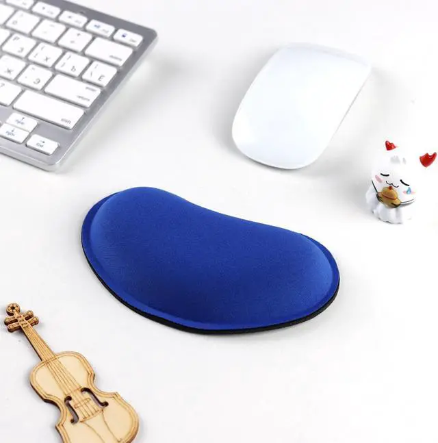 Alt view image 2 of 6 - Gaming Mouse Pad Wrist Protection Gamer Cabinet Mat Laptops Anime Cheapest Shipping Computer Mousepad Mause Pc Color: Red