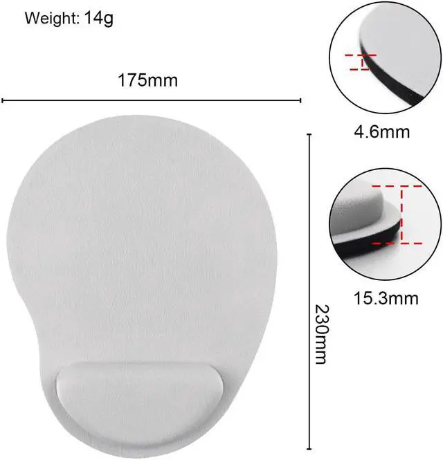 Alt view image 6 of 6 - Gaming Mouse Pad Wrist Protection Gamer Cabinet Mat Laptops Anime Cheapest Shipping Computer Mousepad Mause Pc Color: Red