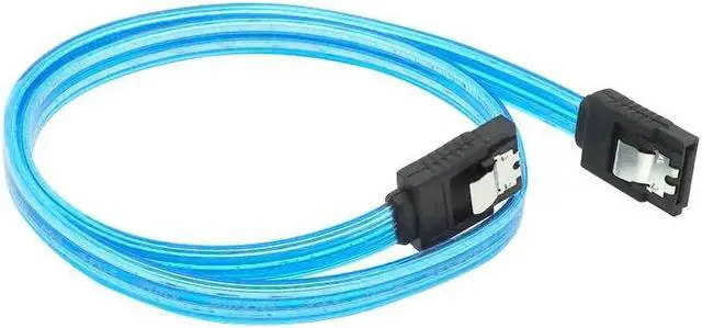 Alt view image 4 of 6 - SATA 3.0 Data Extension Serial Cable Pure Copper 8-Core Shielded for SSD Hard Drive 6Gb Blue 50cm
