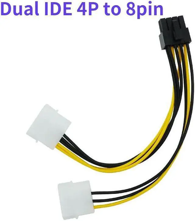 Main image of Data cable 8P graphics card power cable dual 4p to 8p graphics card power cable graphics card power cable 8P graphics card power