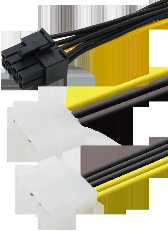 Alt view image 4 of 5 - High quality 15pin SATA Power to 6pin PCIe PCI-e PCI Express Adapter Cable for Video Card drop