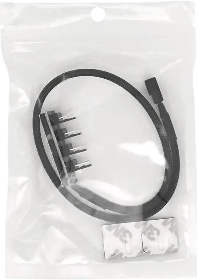 Alt view image 6 of 6 - 1pcs PC Cooler Cooling Fan Power Cable 1 Female to 4 Male 4Pin Socket Fan Hub Splitter Cord for Multi Way PWM Fan PC cord