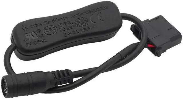 Alt view image 5 of 5 - DC 5521 to Molex 4 Pin Power Supply Adapter Cable with Switch for Computer fan Surveillance cameras routers