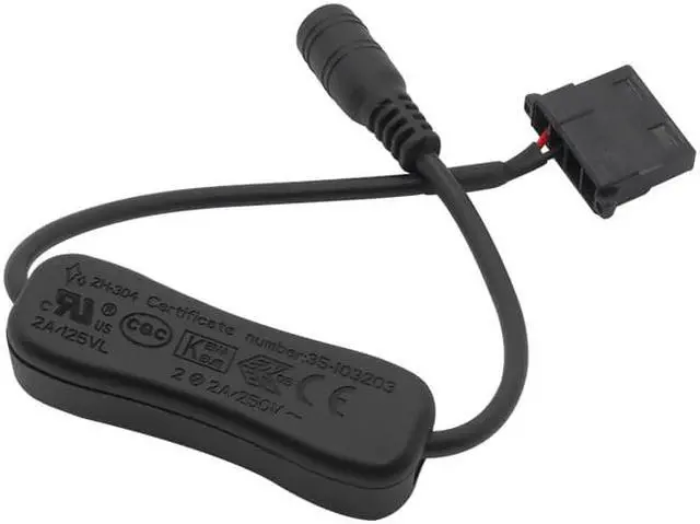 Alt view image 3 of 5 - DC 5521 to Molex 4 Pin Power Supply Adapter Cable with Switch for Computer fan Surveillance cameras routers