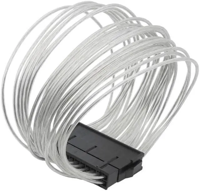 Alt view image 4 of 6 - 24 Pin PSU Power Supply Extension Cable 20+4 pin Tinned Copper Supply Male to Female ATX Mining for Computer Adaptor