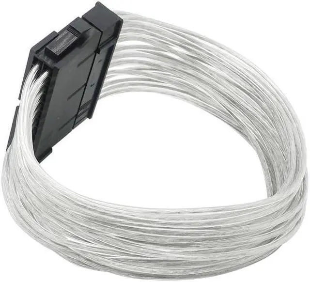 Alt view image 4 of 6 - 2pcs Tin plating Copper Wire 24P ATX Power Supply Adapter Cable Connector 24pin extension cord 30cm