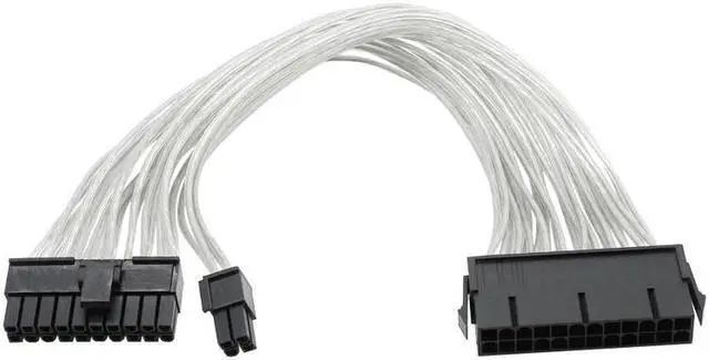Main image of 2pcs Tin plating Copper Wire 24P ATX Power Supply Adapter Cable Connector 24pin extension cord 30cm