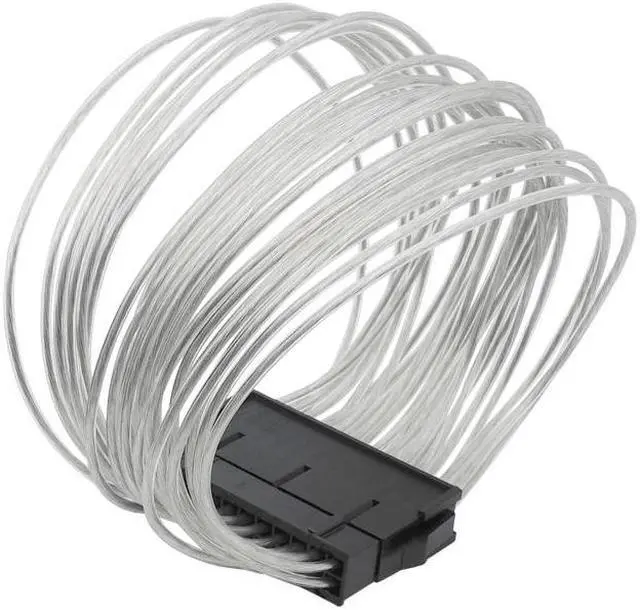Alt view image 6 of 6 - 2pcs Tin plating Copper Wire 24P ATX Power Supply Adapter Cable Connector 24pin extension cord 30cm