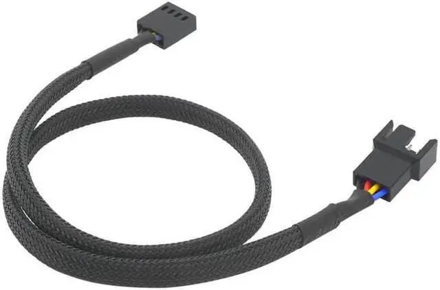Alt view image 3 of 5 - 5Pcs PWM Connector Case Fan Extension Cable 4-pin female splite to two 4pin male Computer Power Wire for CPU computer case fan