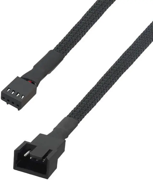 Alt view image 5 of 5 - 5Pcs PWM Connector Case Fan Extension Cable 4-pin female splite to two 4pin male Computer Power Wire for CPU computer case fan