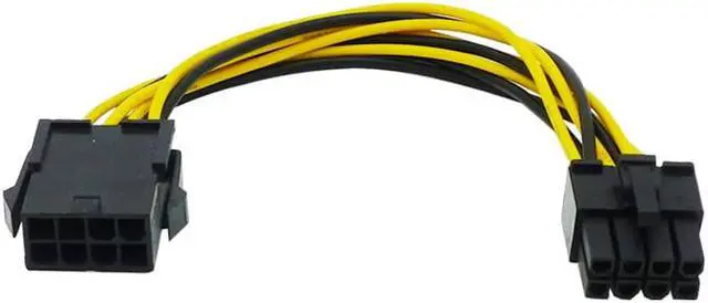 Main image of 8 Pin to 8 Pin ATX EPS Male to Female Power Extension PSU Mainboard Power Extension Adapter Cable