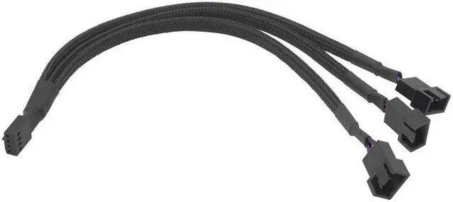 Main image of 1 to 3 4-pins Molex TX4 CPU 4 Pin PWM Case Cooling Fan Splitter Hub Power Fan-out Adapter Cable