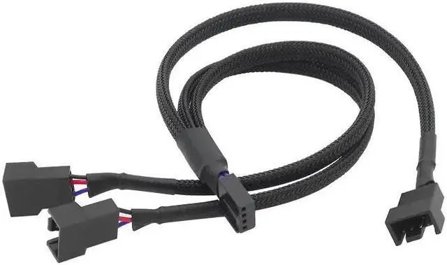 Alt view image 5 of 5 - 1 to 3 4-pins Molex TX4 CPU 4 Pin PWM Case Cooling Fan Splitter Hub Power Fan-out Adapter Cable