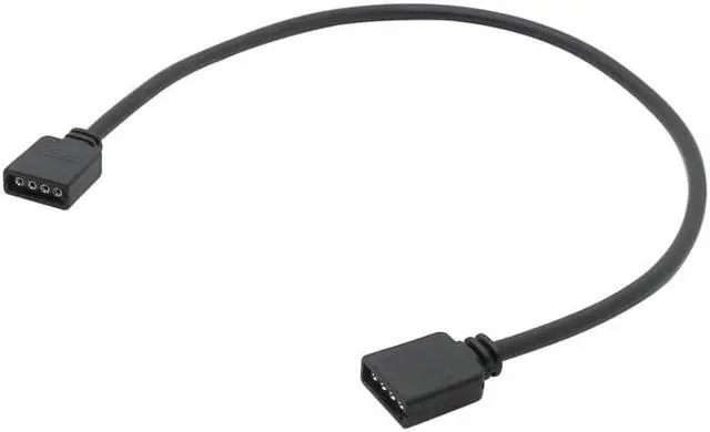 Alt view image 3 of 6 - ARGB 5V 3Pin Extension Cable Adapter 30cm 1 to 1 2 3 4 5 12v 4pin RGB Splitter Cable for MSI A SUS ASRock AURA LED(12v 4pin 1-2 0.3m)