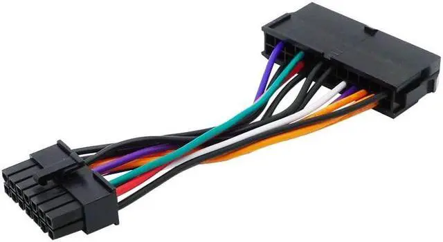 Alt view image 3 of 3 - 1pc 24 Pin to 14 Pin PSU ATX Main Power Supply Adapter High Quality Cable Cord For Lenovo M92P M93P H530