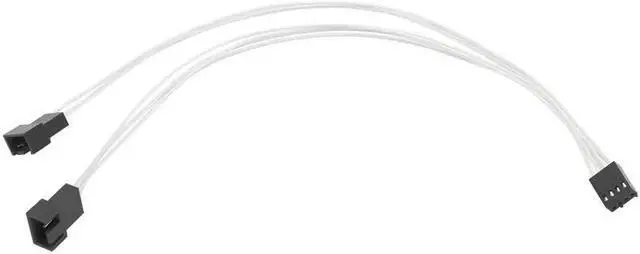 Alt view image 2 of 3 - Mainboard CPU 4 PIN Fan Extention Cable PWM 4p Adapter Wire Computer Case 4 PIN Power Cables Connectors Fan Splitter(1 to 3)