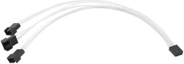 Alt view image 3 of 3 - Mainboard CPU 4 PIN Fan Extention Cable PWM 4p Adapter Wire Computer Case 4 PIN Power Cables Connectors Fan Splitter(1 to 3)