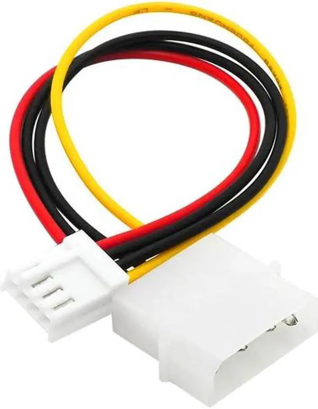 Alt view image 4 of 5 - 4 Pin M-olex IDE Male to 4P ATA Female Power Cable to Floppy Drive Adapter Computer PC Floppy Drive Connector Cord PSU(10pcs)