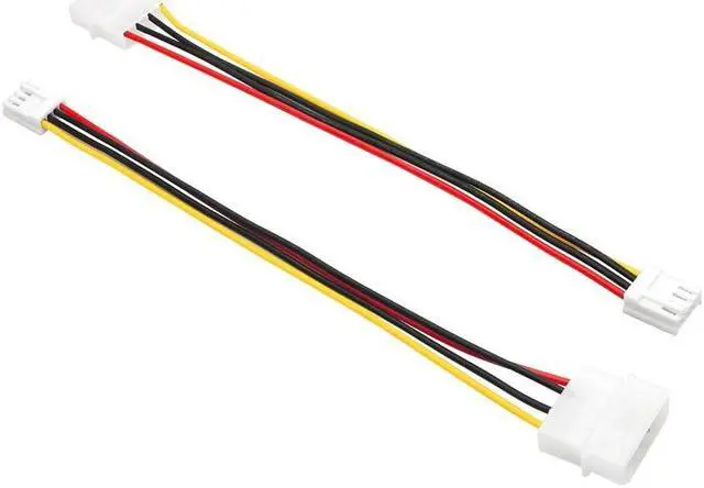 Alt view image 3 of 5 - 4 Pin M-olex IDE Male to 4P ATA Female Power Cable to Floppy Drive Adapter Computer PC Floppy Drive Connector Cord PSU(10pcs)