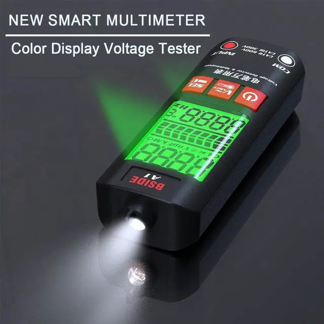 Main image of Digital Multimeter Voltage Tester Detector Color Display Non-Contact Electric Pen Dual Range Ohm Hz NCV Multimetro