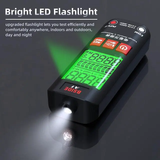 Alt view image 6 of 6 - Digital Multimeter Voltage Tester Detector Color Display Non-Contact Electric Pen Dual Range Ohm Hz NCV Multimetro