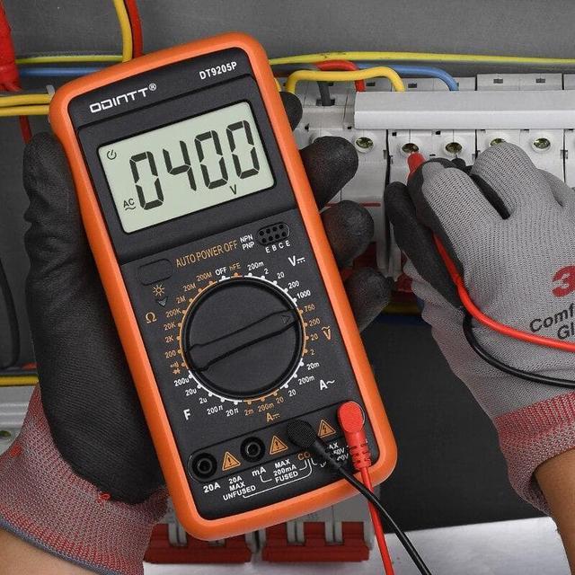Professional Multimeter Digital Voltage Indicator AC DC hFE Ohm Capacitance Diode Buzzer Tester Meter Electrical Tools(Backlight and Hold) & Measurement - Newegg.com