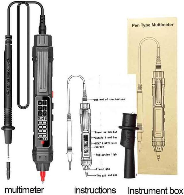 Pen Type Smart Digital Multimeter Non Contact Auto Range Voltage Detector  Multimetro Resistance NCV High Precision Multimetre(TS20A Tool kits) 