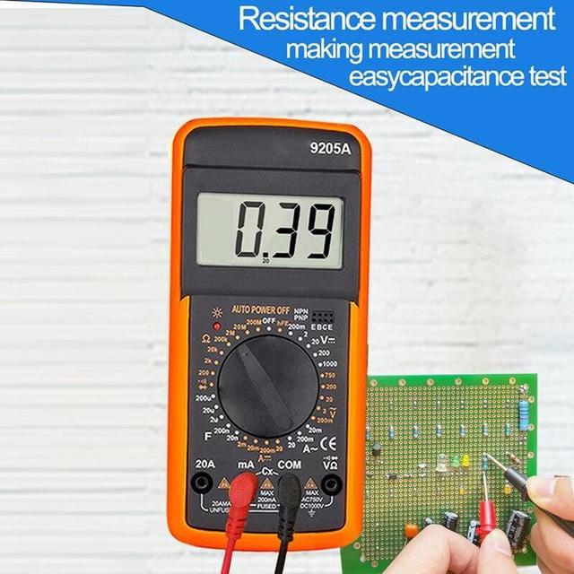 AC DC Voltage Current Multimeter 750/1000V Voltmeter Resistance Capacitance Multimetro  Digital Profesional HFE Diode Tester 